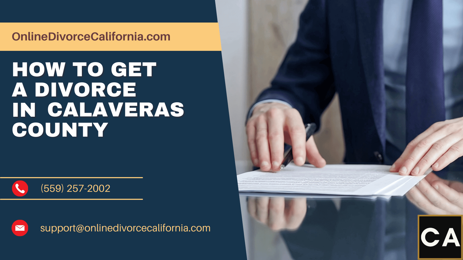 divorce in calaveras county